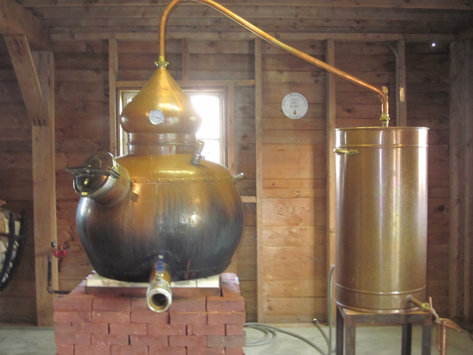 The still at Sweetgrass Winery