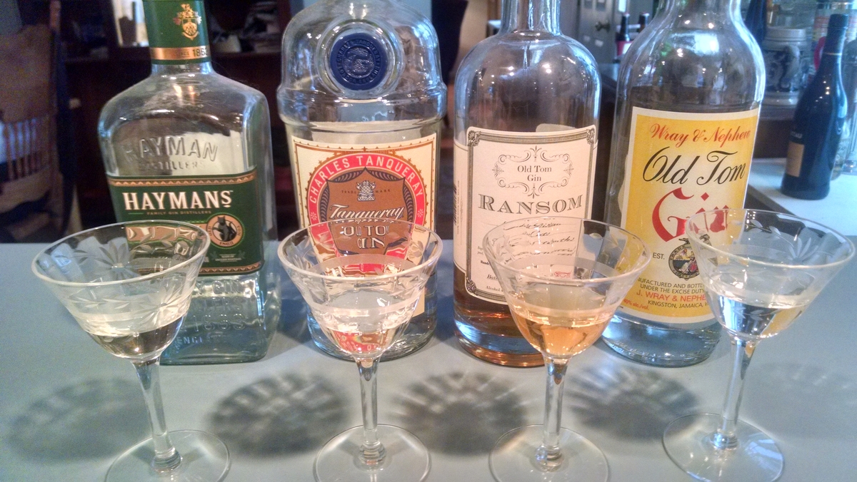Four Old Tom Gins - all very different!