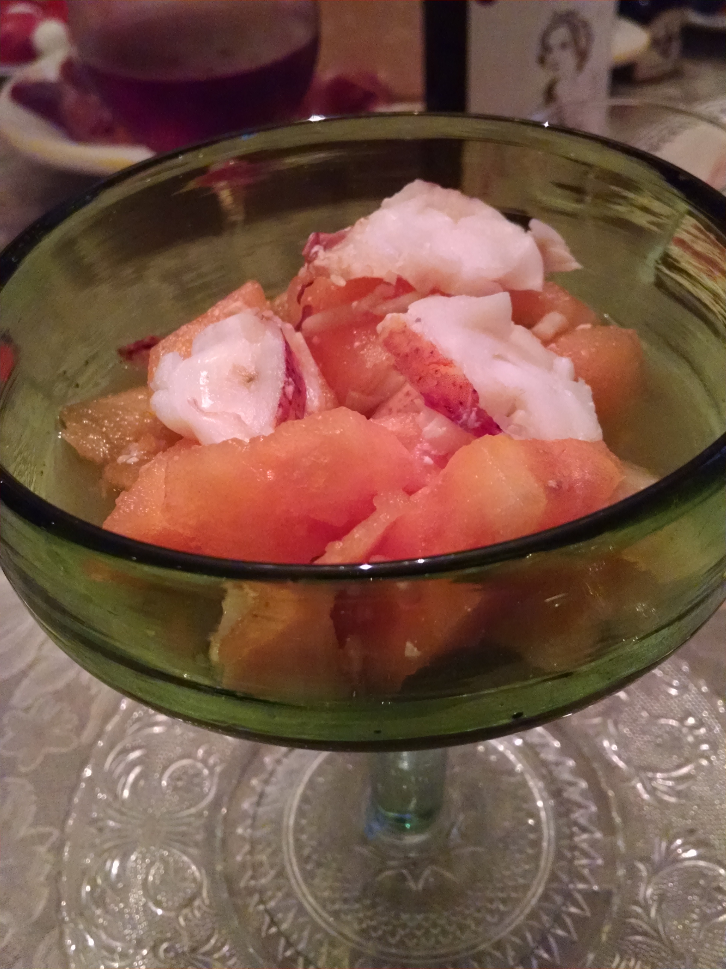 Lobster and Melon with Port