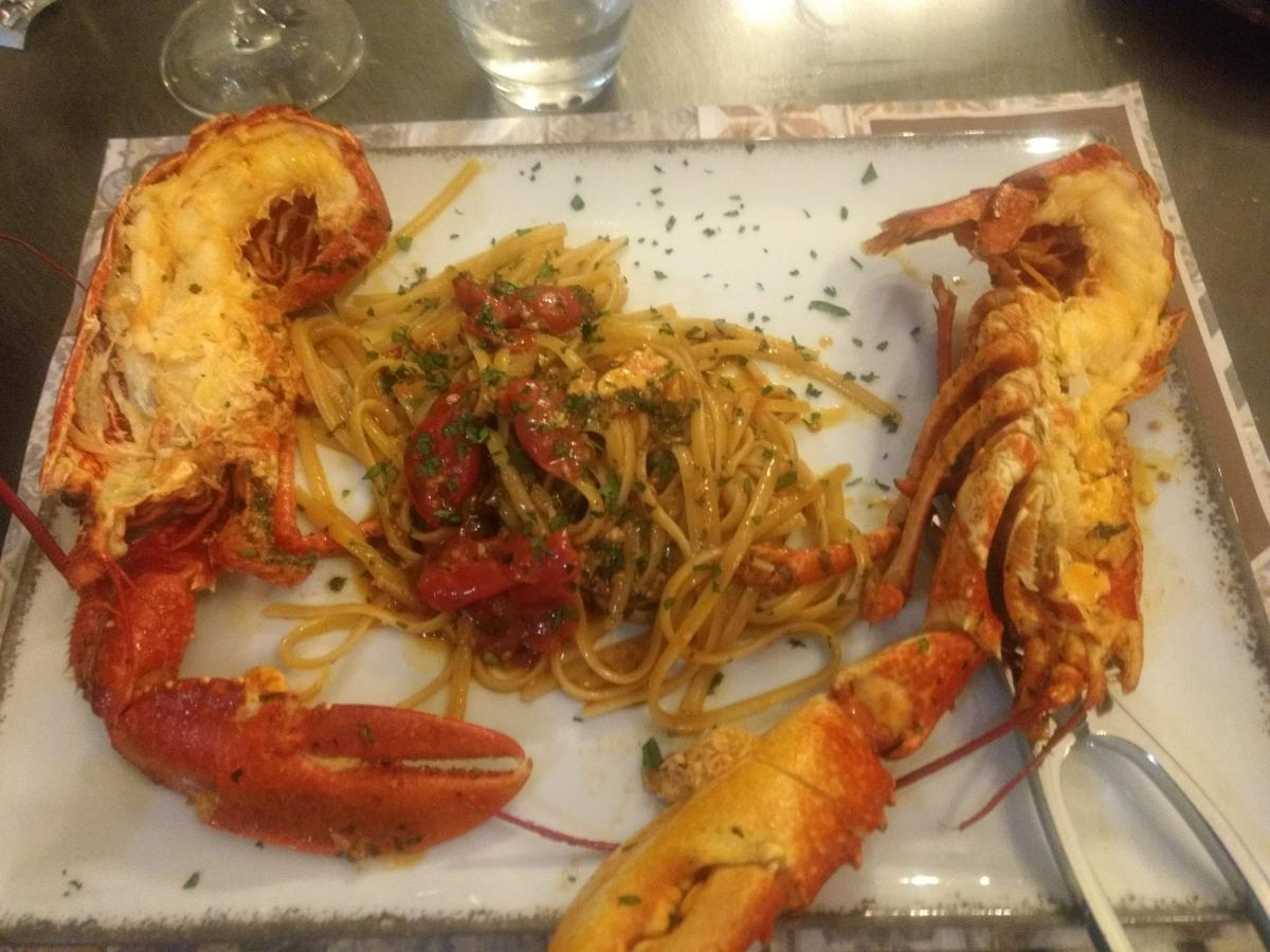 the European lobster, prepared at 86 Bistro, Sorrento