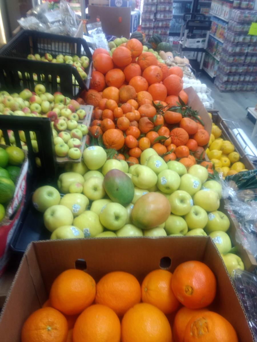 Produce at Sayar Halal Market, Revere
