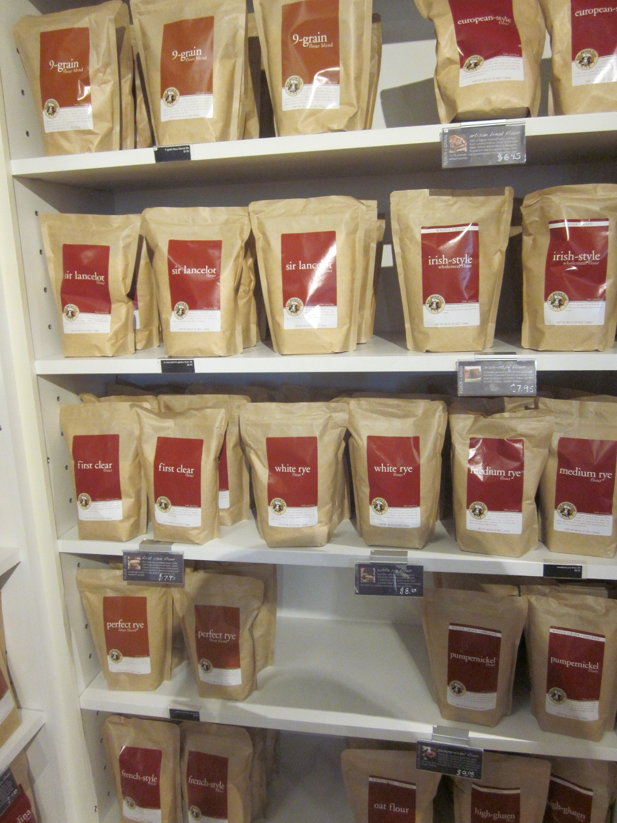 9 kinds of flour