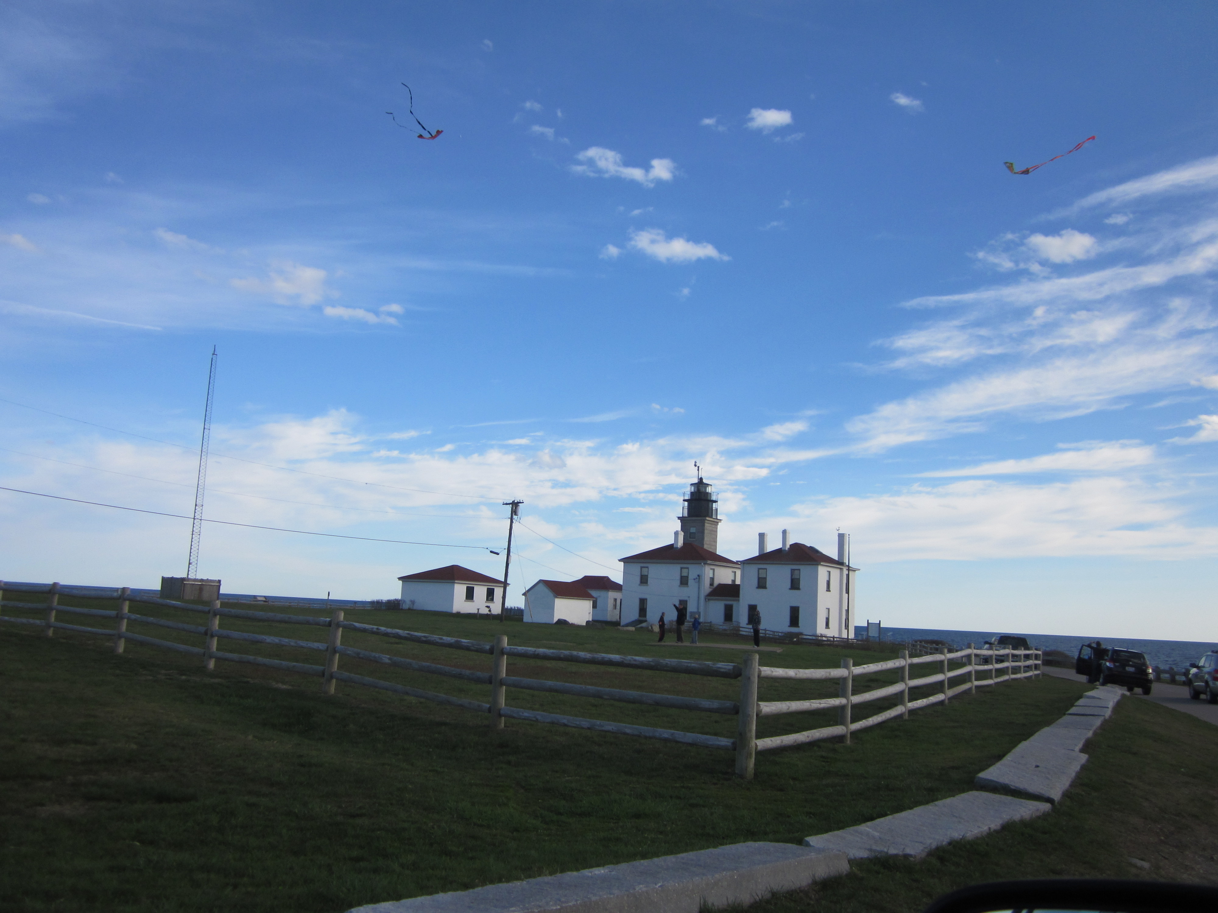 Kites over Beavertail