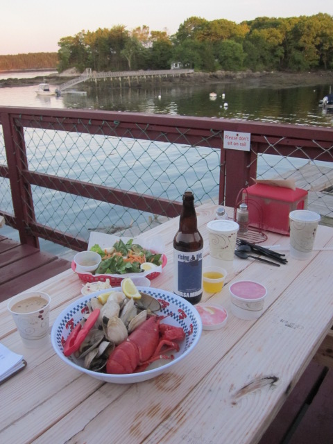 Lobster, Steamers, Fiddleheads, Local Beer